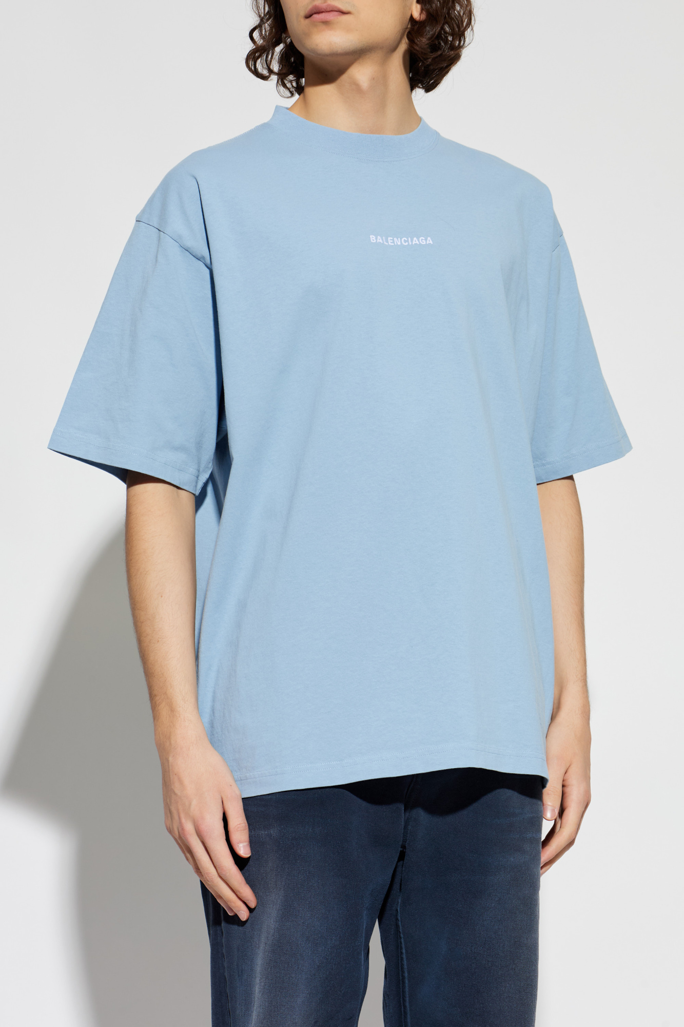Balenciaga T-shirt with embroidered logo | Men's | Vitkac